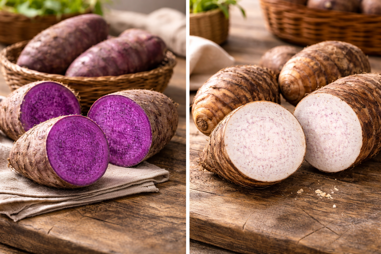 Are ube and taro the same? 