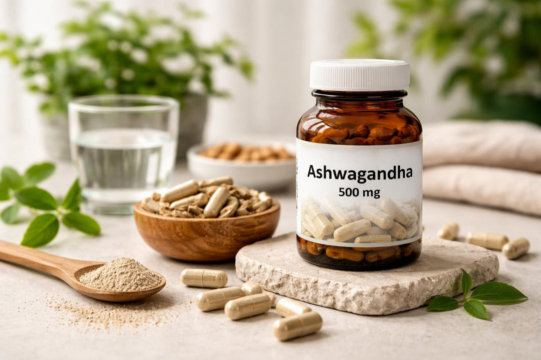 ¿Cuál es el propósito de ashwagandha 500 mg?