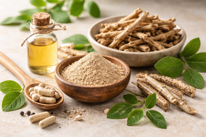 Beneficios de la ashwagandha: una guía científica completa sobre efectos, mecanismos y dosis