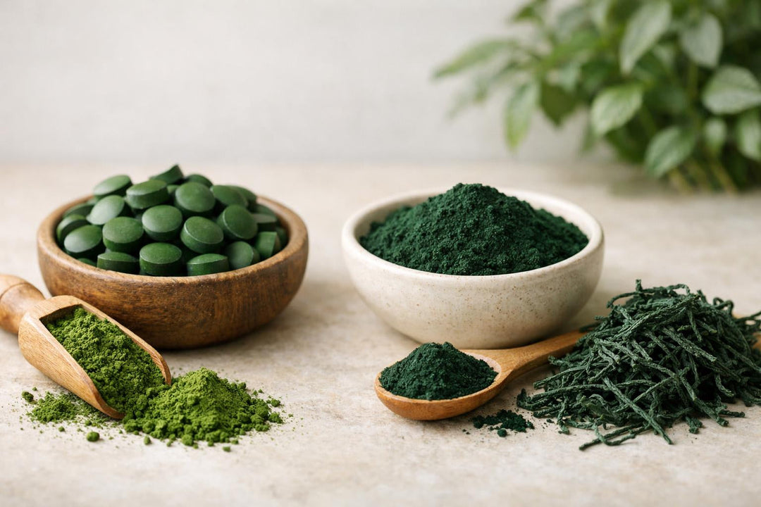 Chlorella vs. espirulina