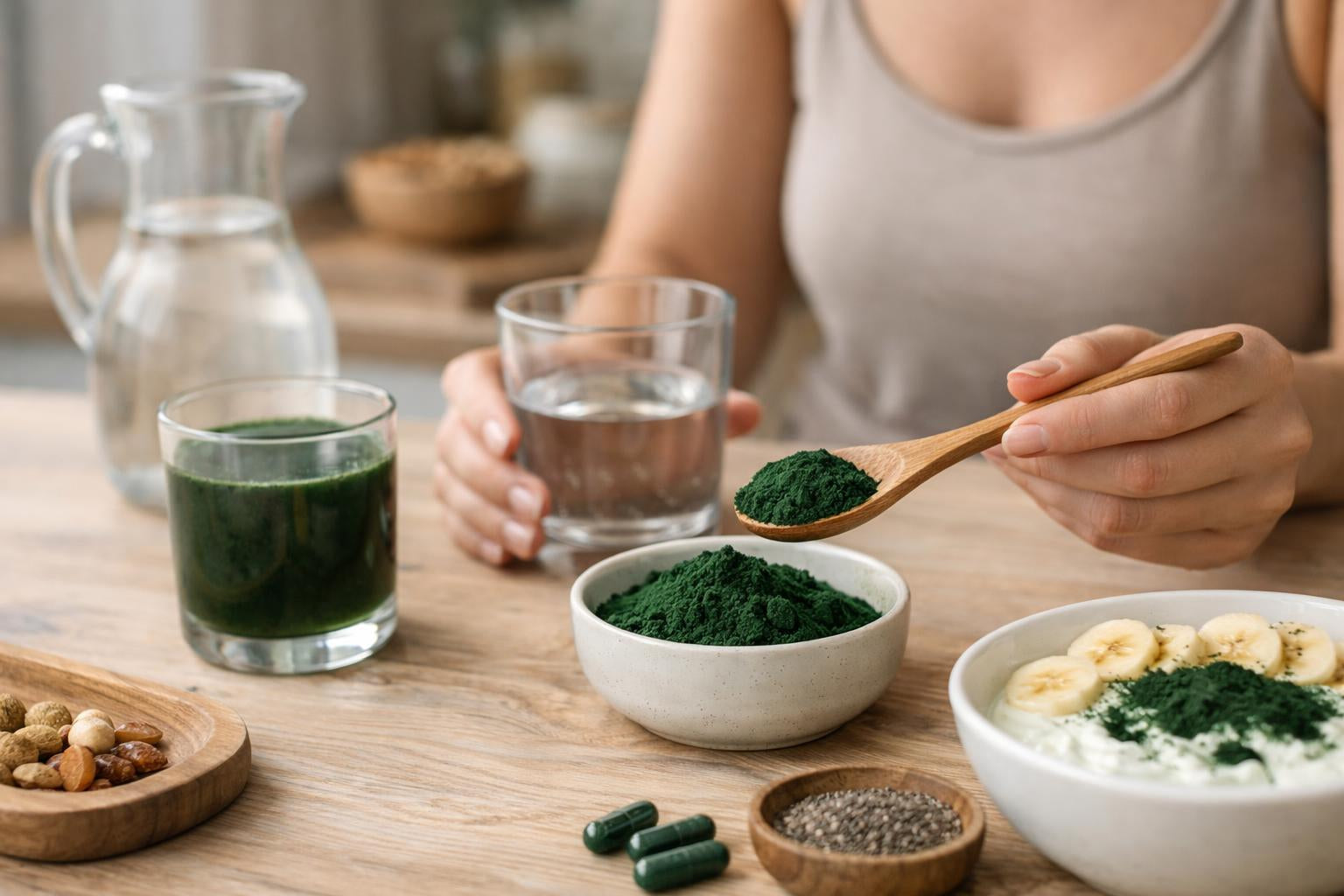 Cómo tomar espirulina en polvo