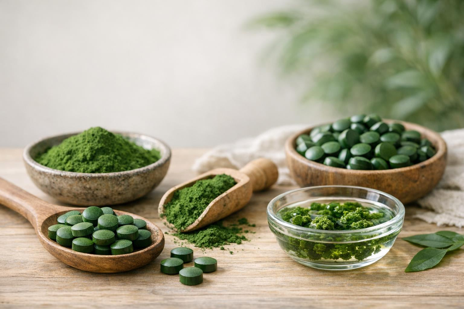 Complemento alimenticio a base de clorella