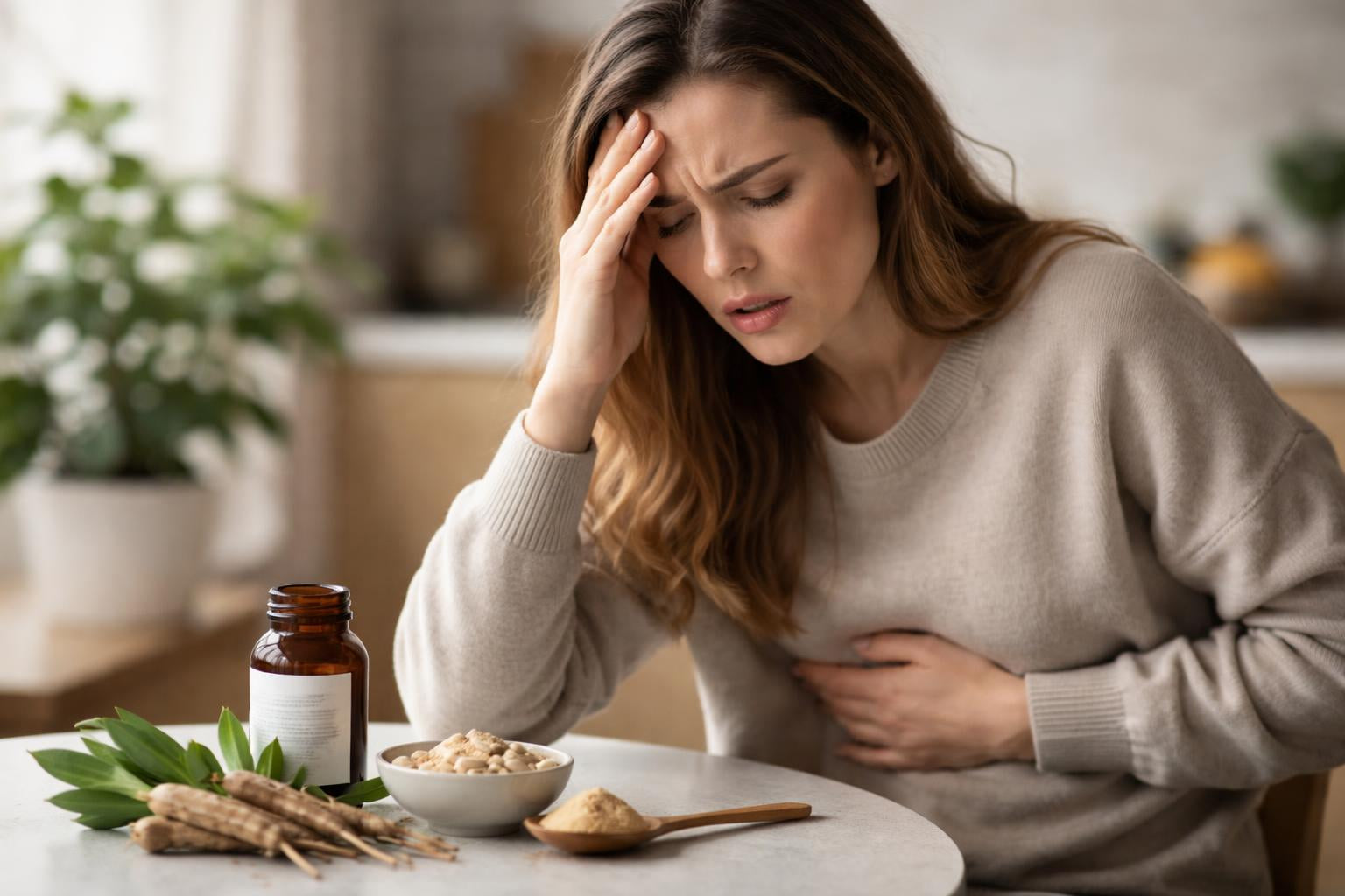 Efectos secundarios de la ashwagandha