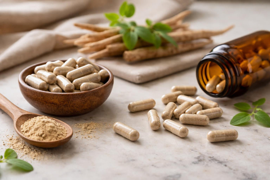 Cápsulas de ashwagandha