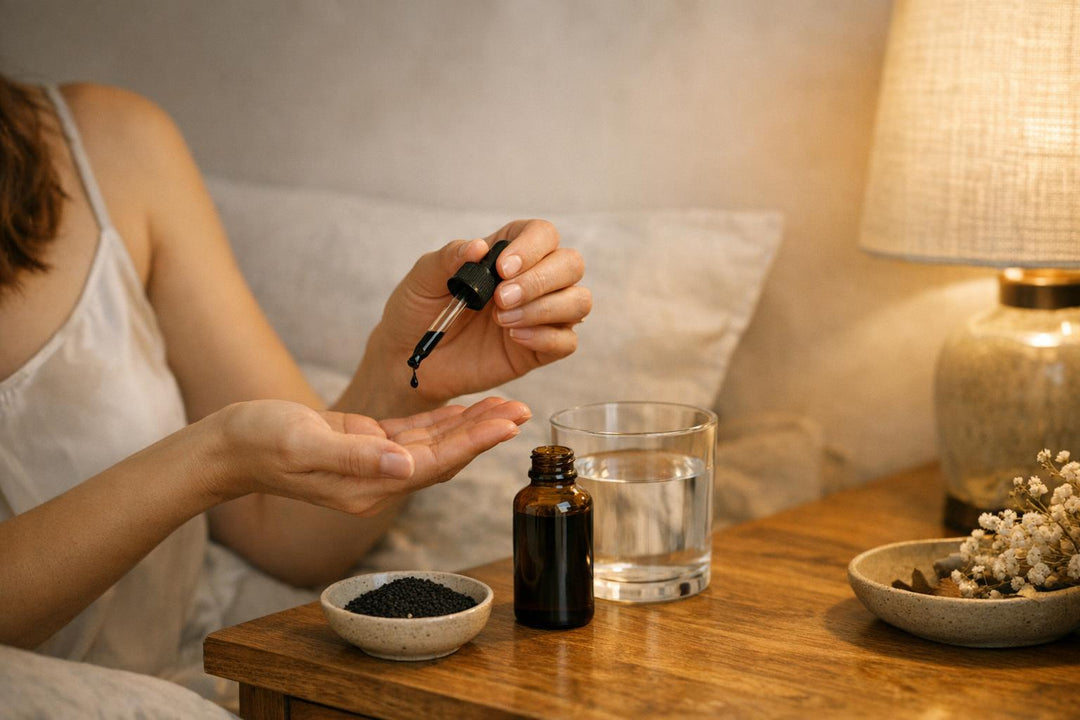 Peut-on prendre de l'huile de nigelle le soir