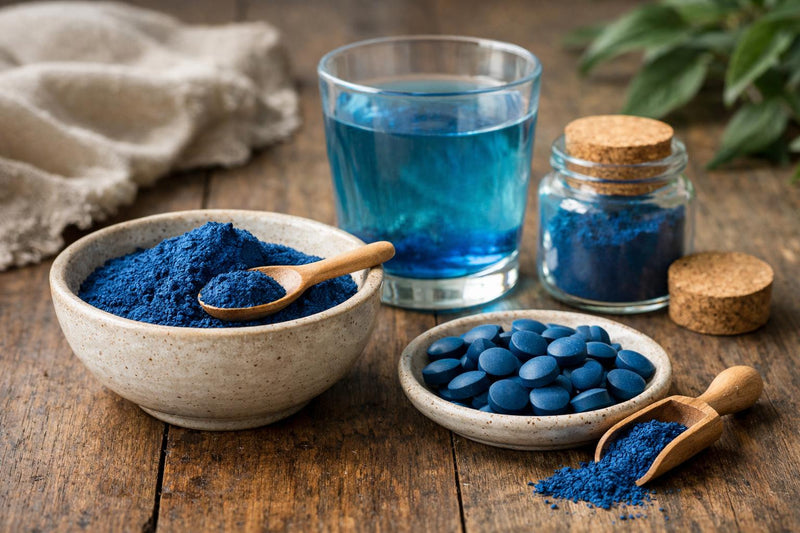Espirulina azul: definición, beneficios reales, usos, dosis y precauciones