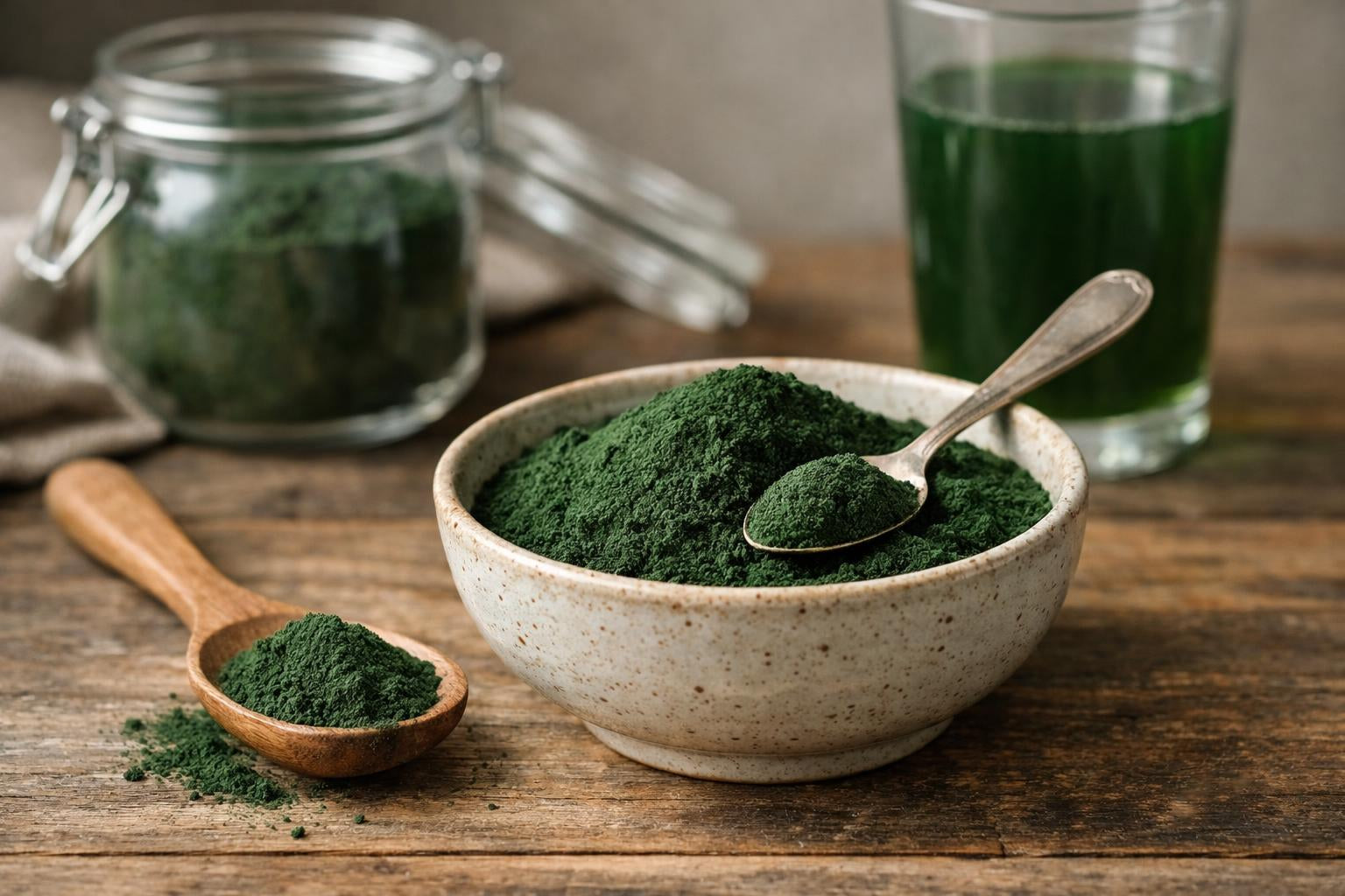Polvo de espirulina