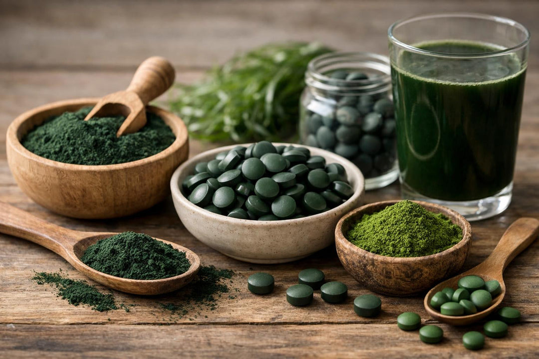 Spiruline et chlorelle