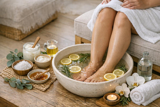 Baño hidratante casero para pies: 3 recetas sencillas (y el método que realmente funciona)