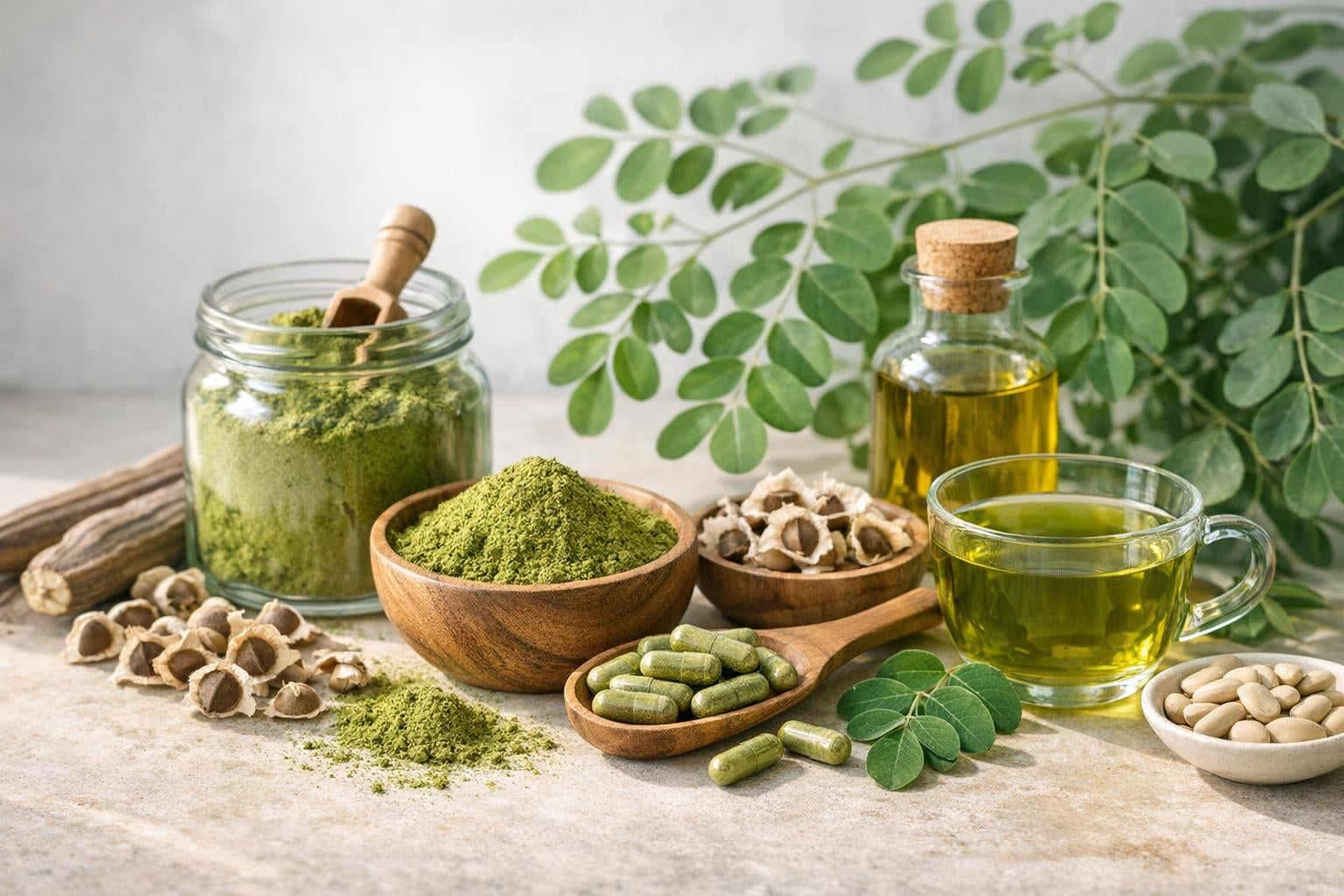 beneficios de la moringa oleífera