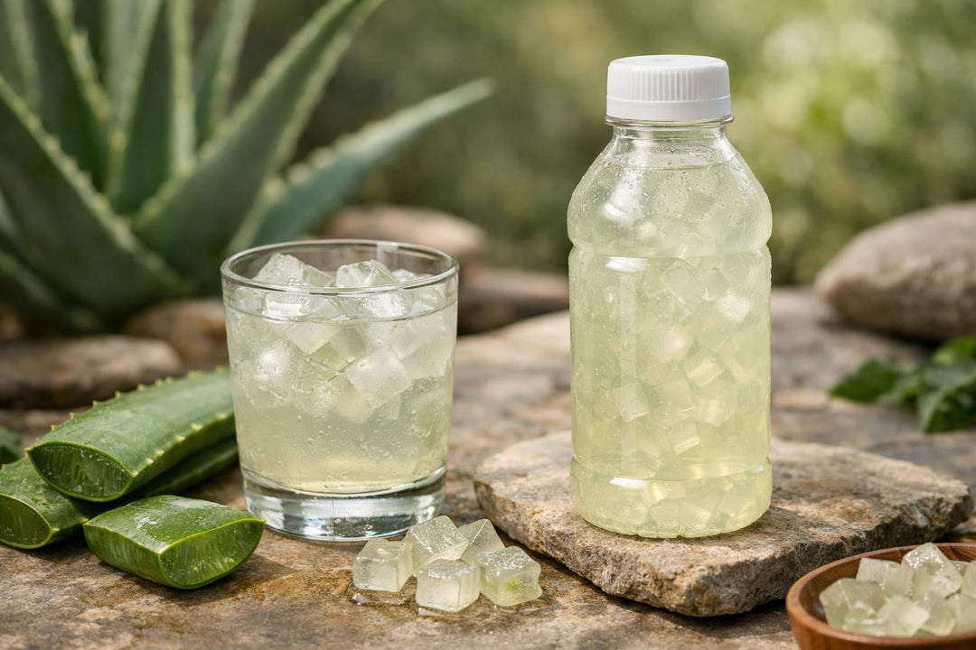 bebida de aloe vera
