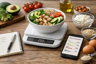 Calculateur de macros : calcule tes macros (kcal, protéines, glucides, lipides) et ajuste-les facilement