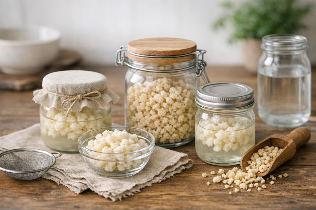 Cómo almacenar los gránulos de kéfir