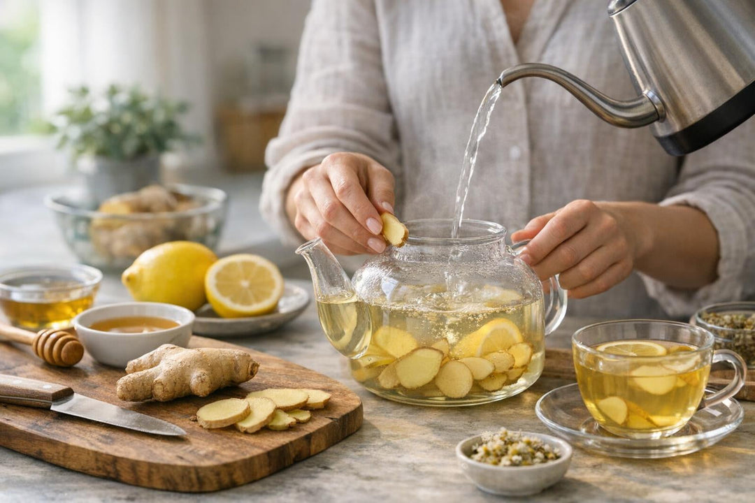 Cómo preparar té de jengibre 