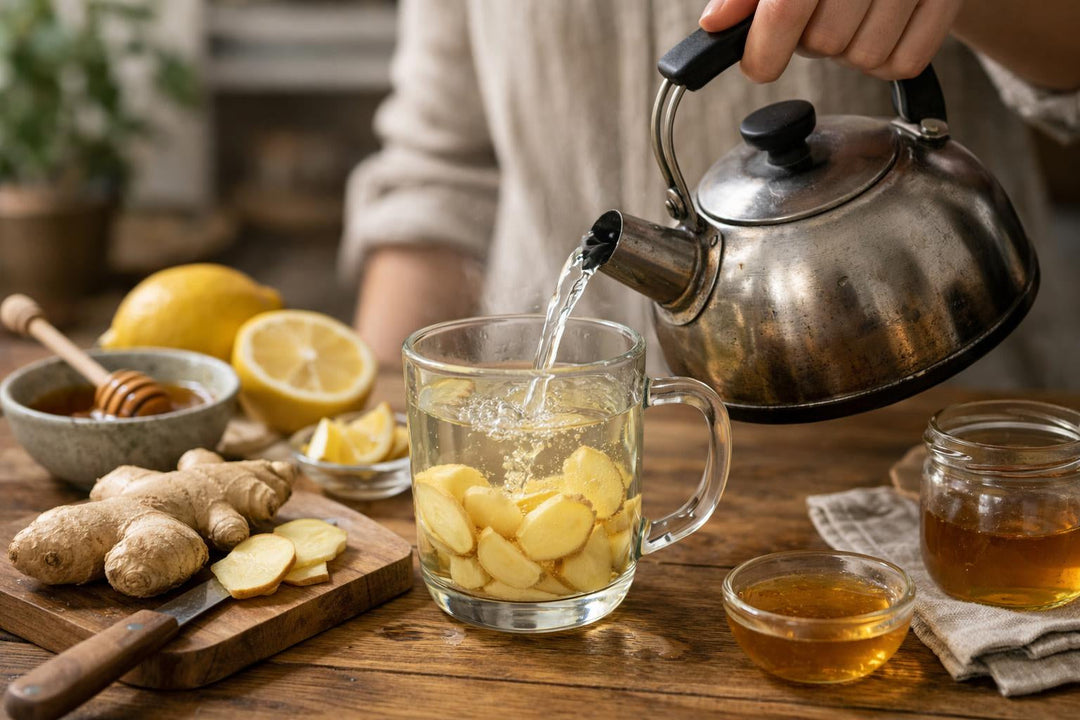Cómo preparar té de jengibre