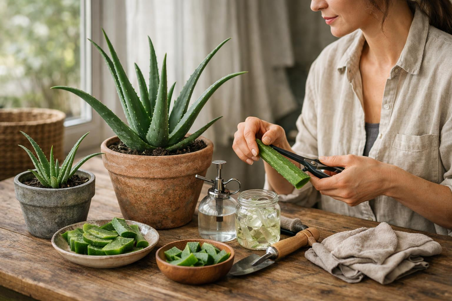 Cuidado del aloe vera