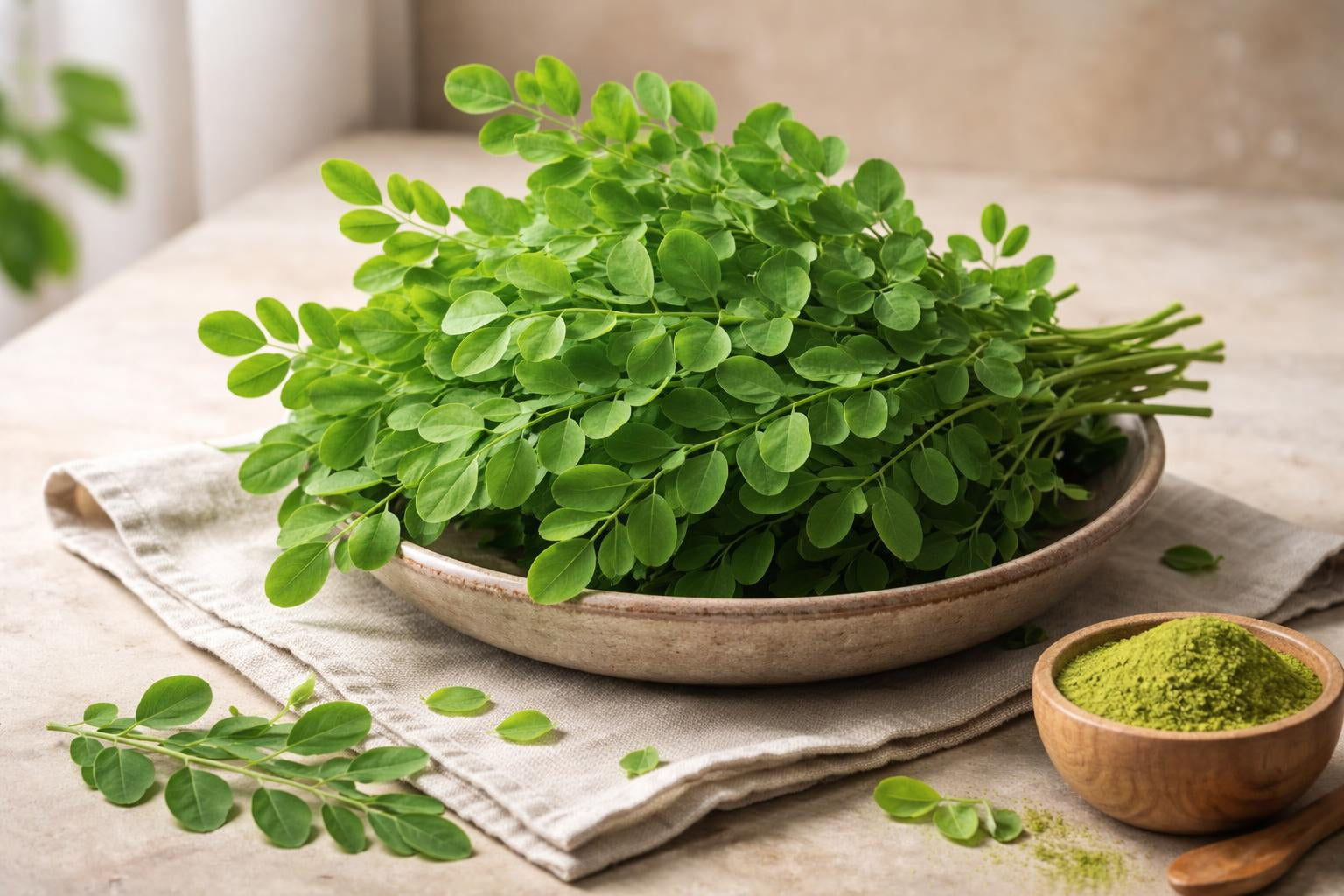 Hoja de moringa