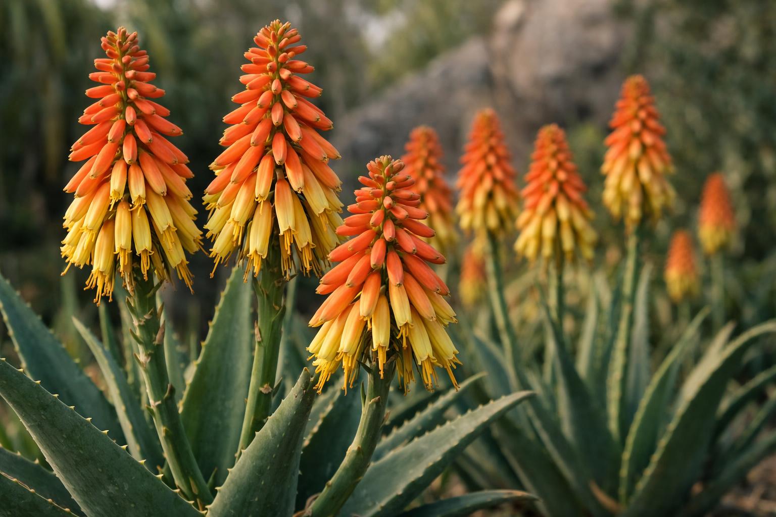 Fleur aloe vera