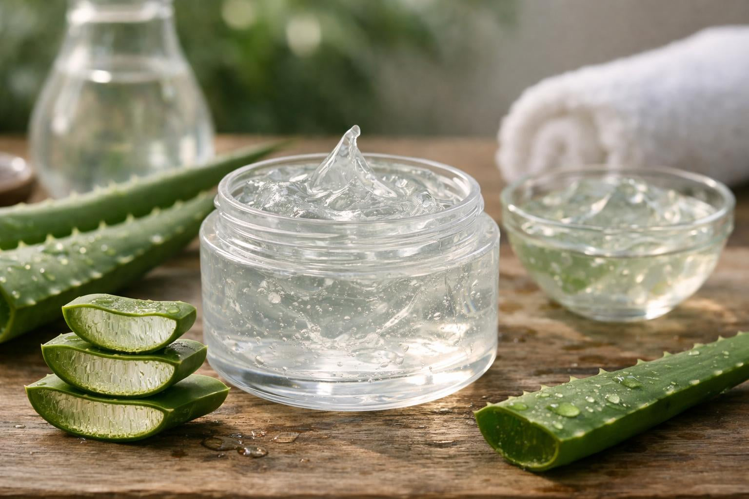 Acción del gel de aloe vera