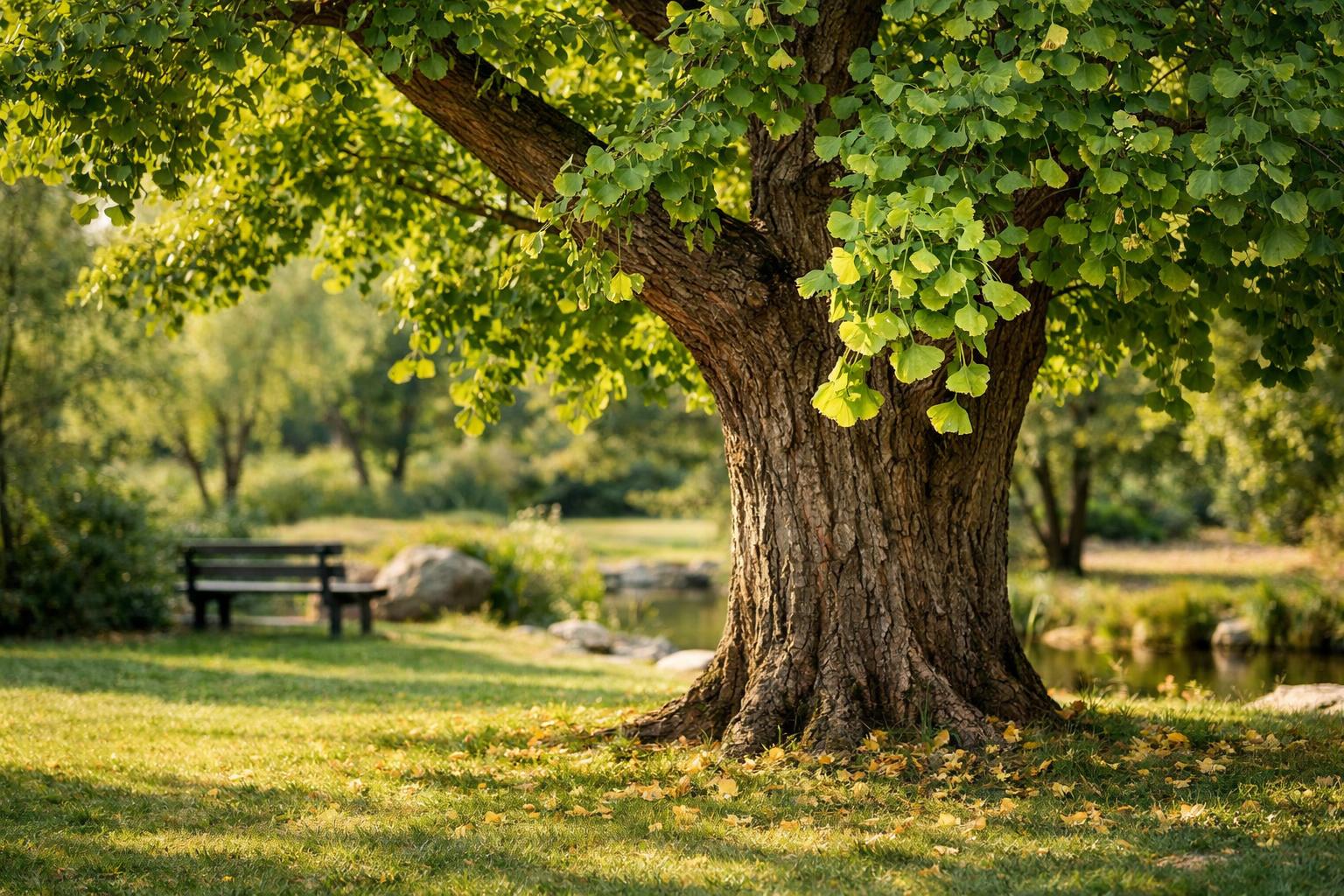 Ginkgo biloba arbre 