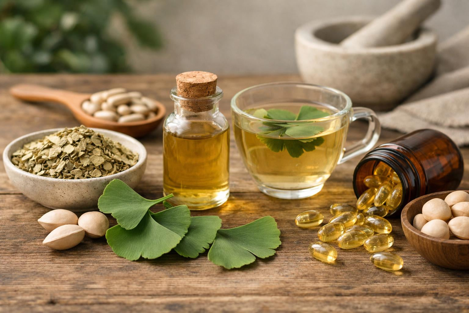 ¿Cuáles son los beneficios del ginkgo biloba?