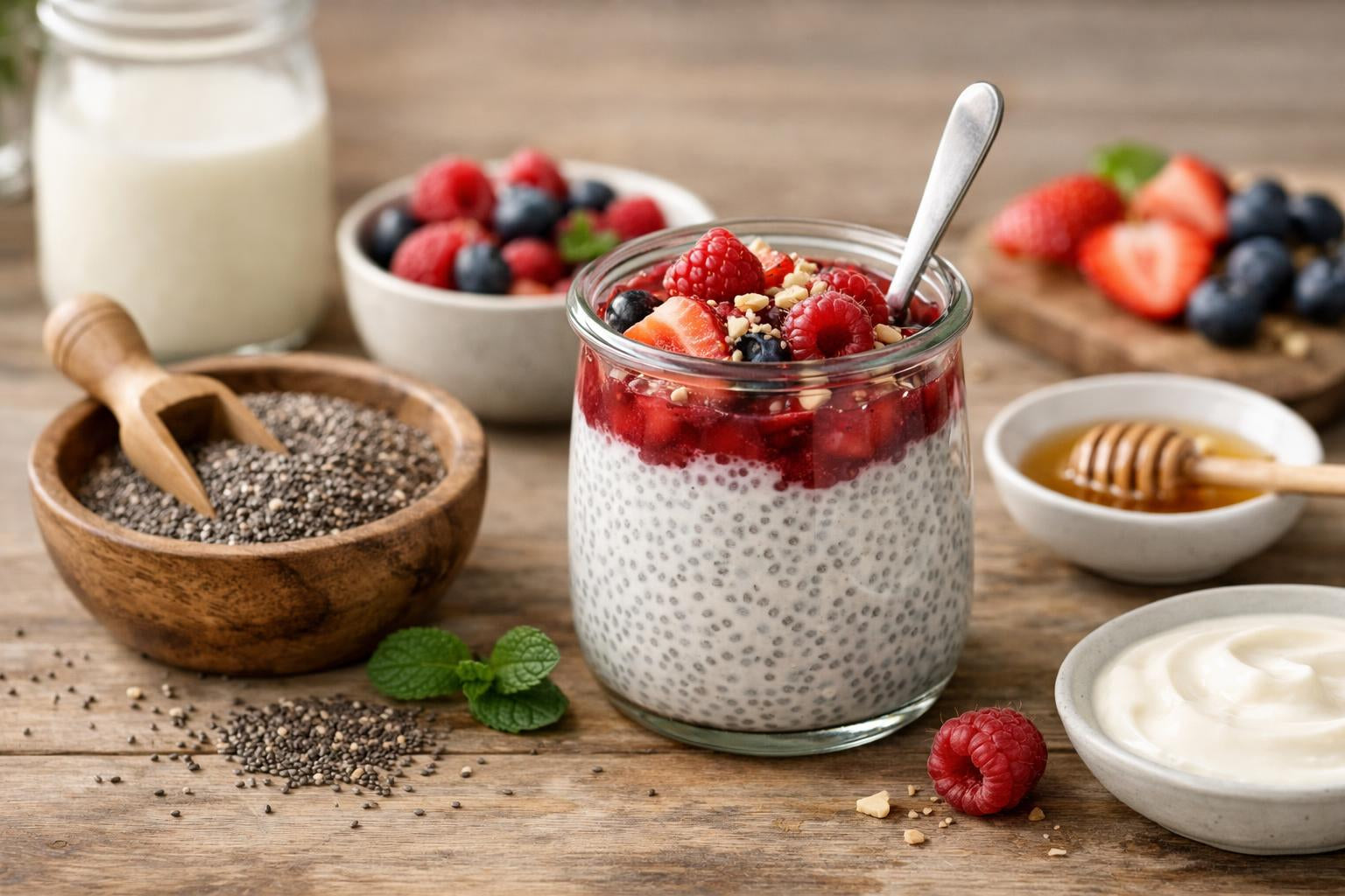 Receta a base de chía 