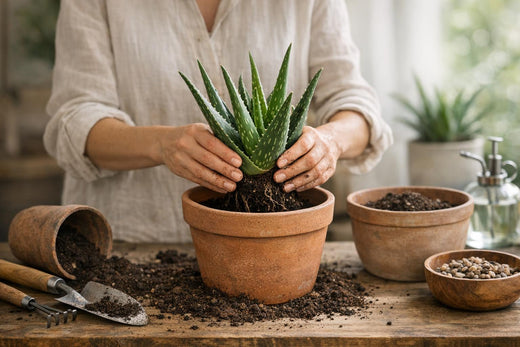 Trasplantar aloe vera: cuándo, cómo y qué sustrato para una recuperación rápida