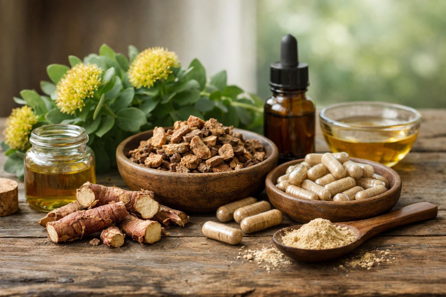 indicación de rodiola