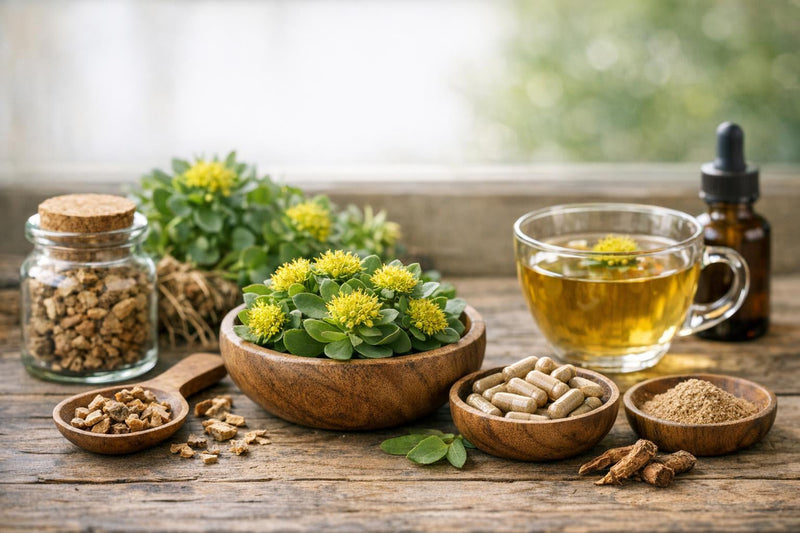 Beneficios, usos, dosis y precauciones de la Rhodiola rosea (guía de expertos)