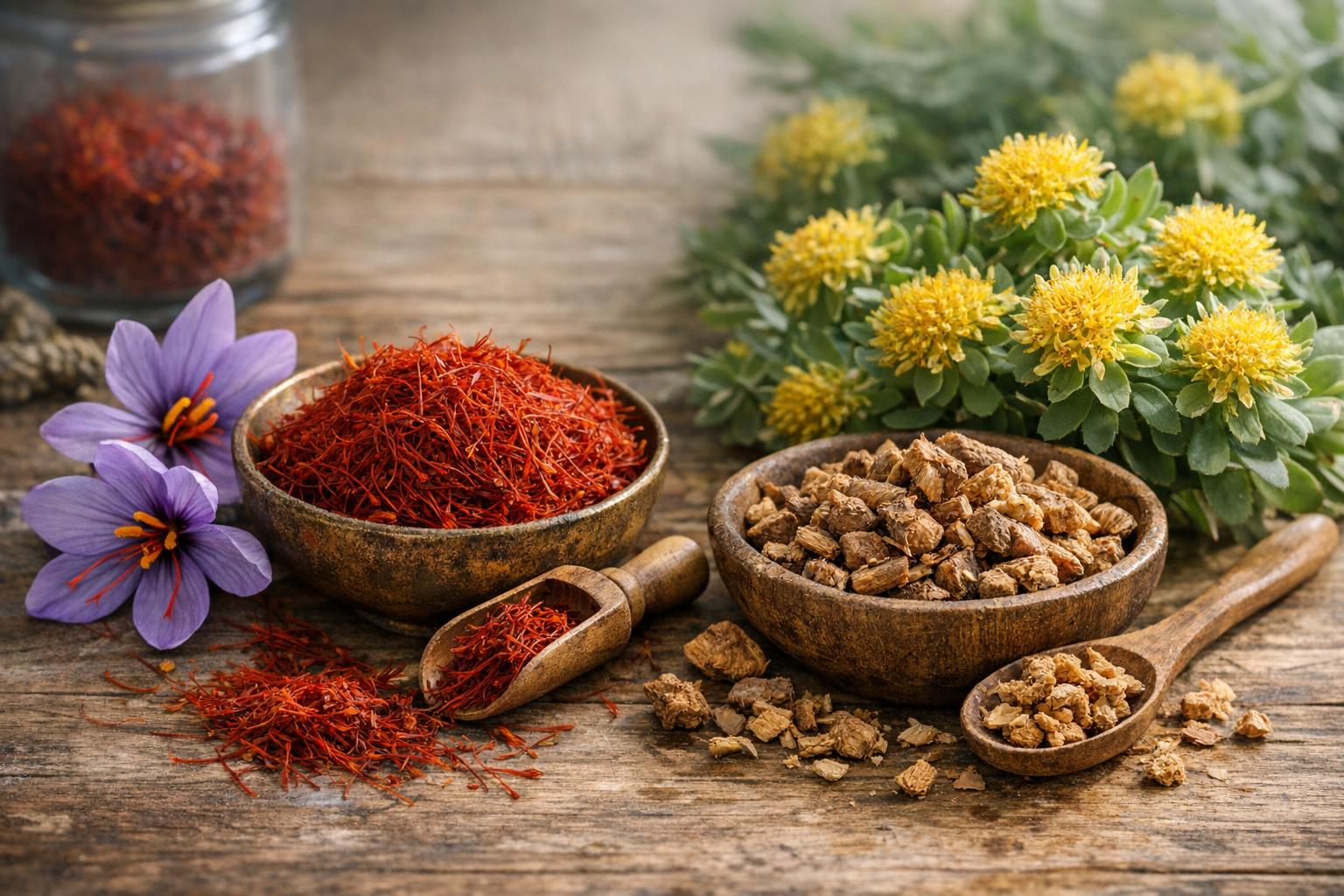 azafrán y rodiola