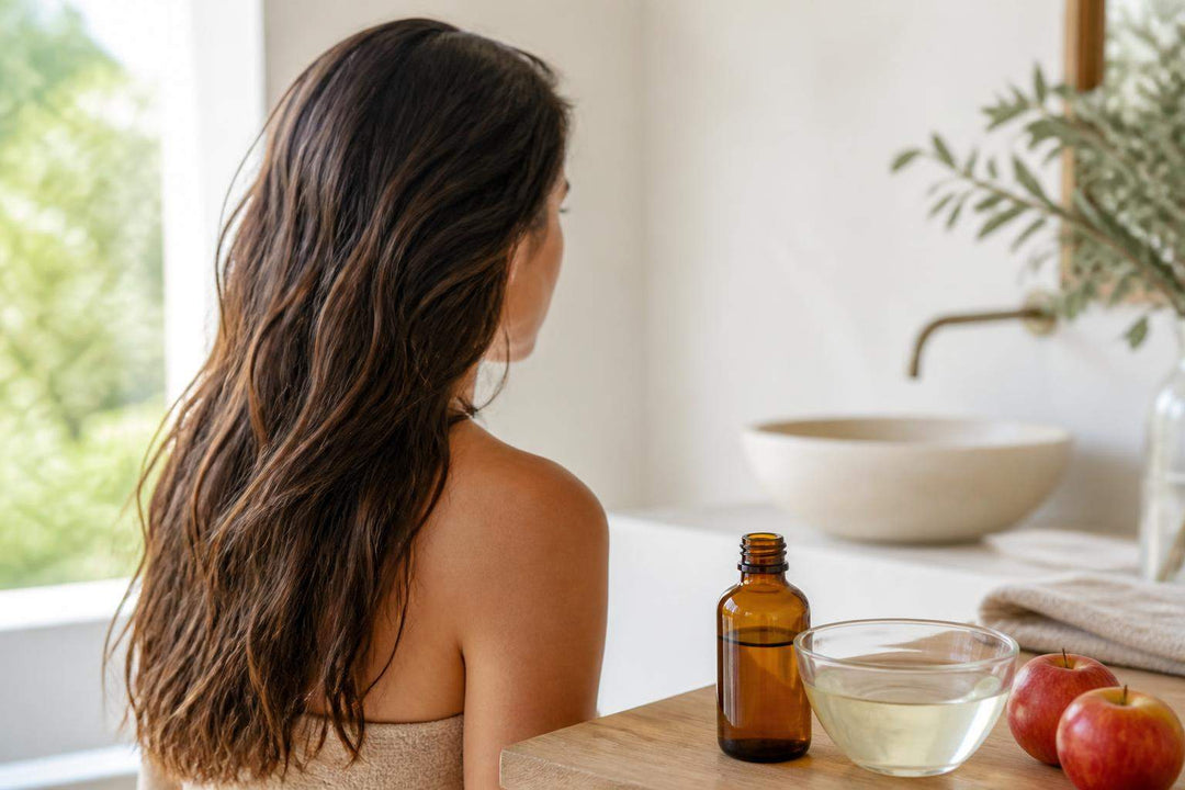 Aceto di mele per capelli