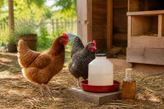 Vinaigre de cidre pour les poules : bienfaits et dosage